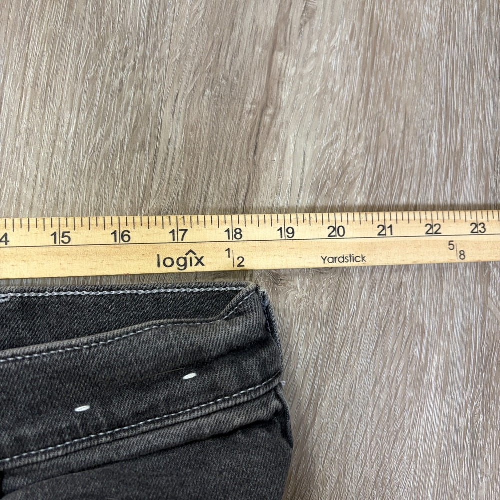 Hollister Mens Super Baggy Jeans 36x32 Dark Gray Wide Leg Pants Cotton Blend - Picture 5 of 8